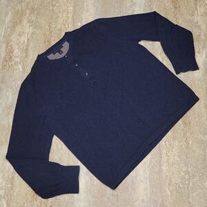 BANANA REPUBLIC MENS MICRO KNIT LONG SLEEVE TOP SIZE MEDIUM